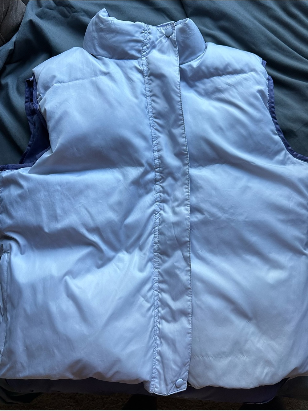 L.L. Bean Light Blue Puffer Vest